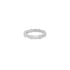 GOLDSTRIPE BAMBOO RING ZILVER